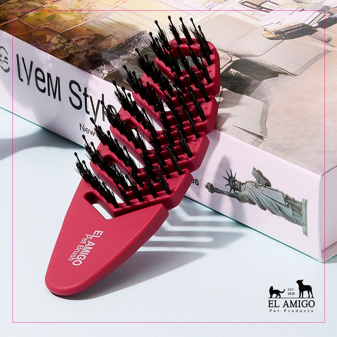 El Amigo 沾珠鬃毛手掌梳