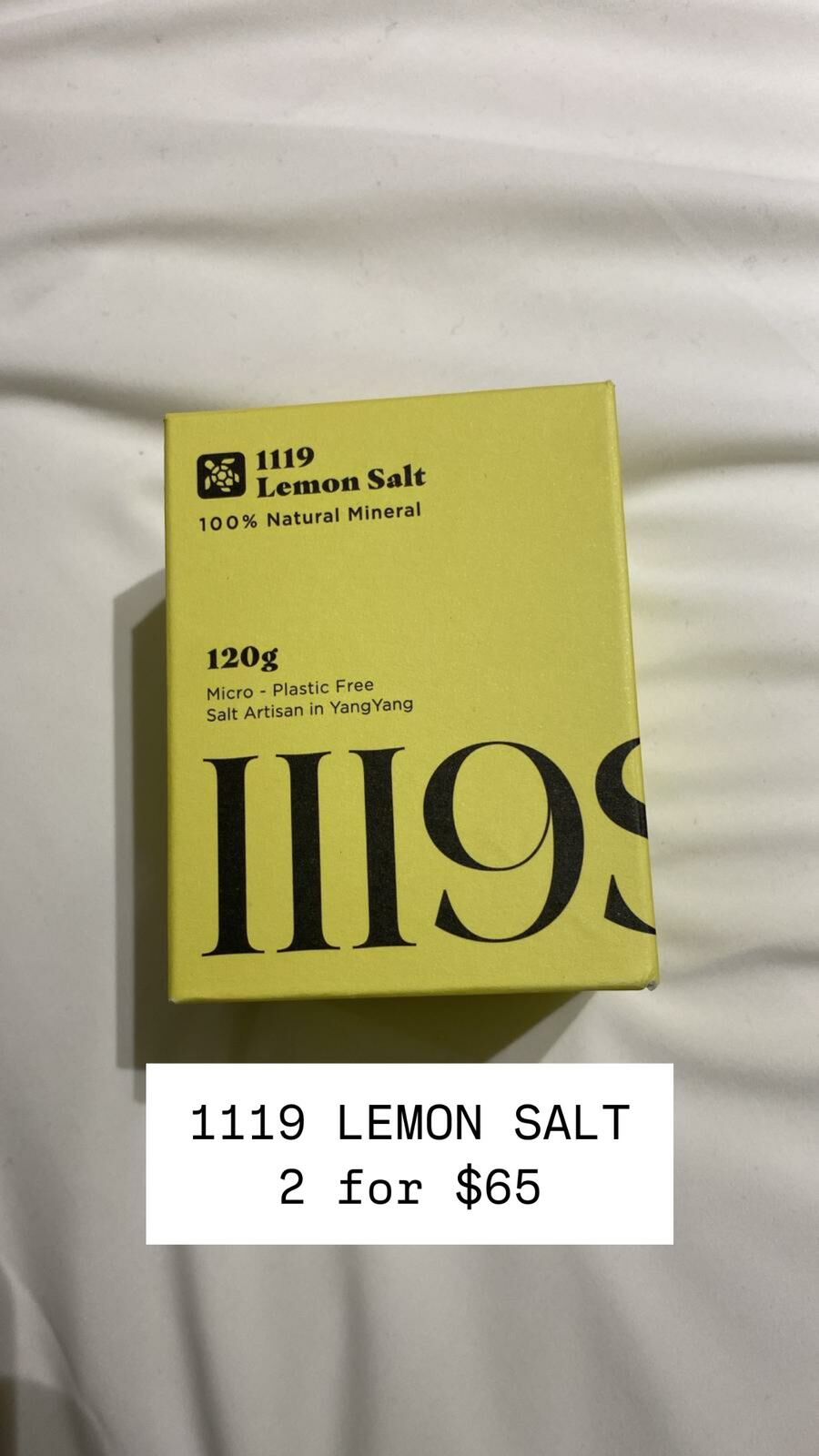 1119 LEMON SALT 2$65