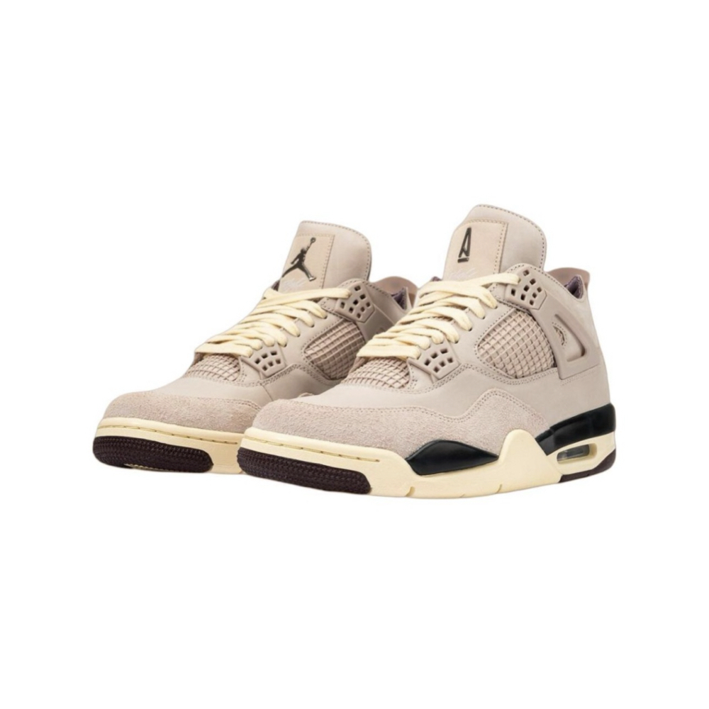 A Ma Maniére x W Nike Air Jordan 4 Fossil Stone 淺粉紫