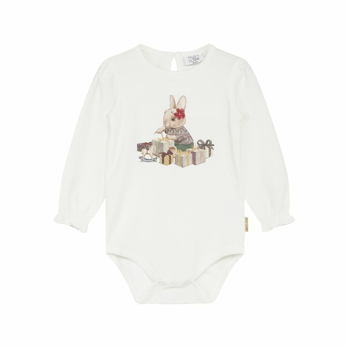 〖 Hust & Claire 〗兔兔聖誕禮物包屁衣