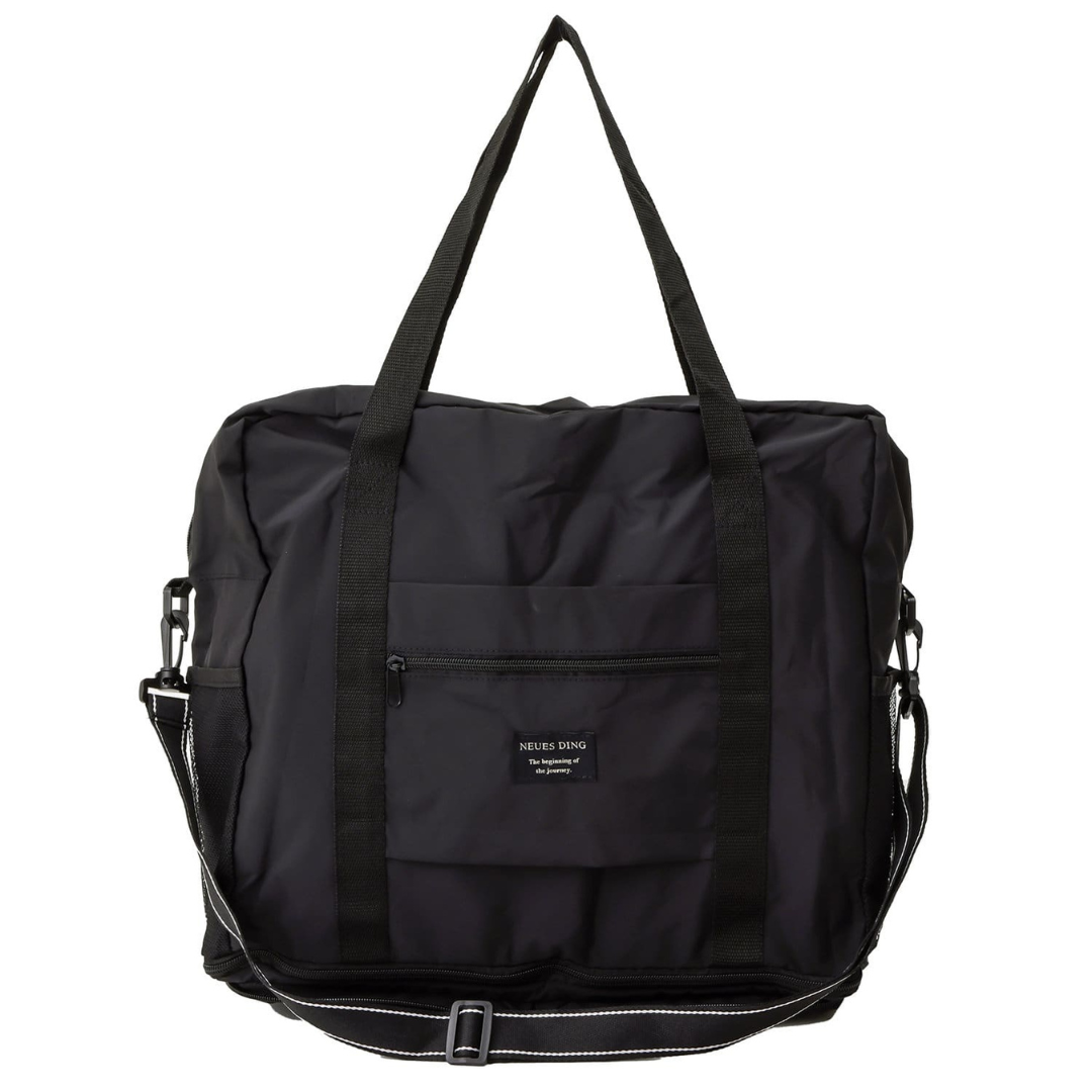 【 預購 】3coins 熱款 行李袋 加大款黑色 日本