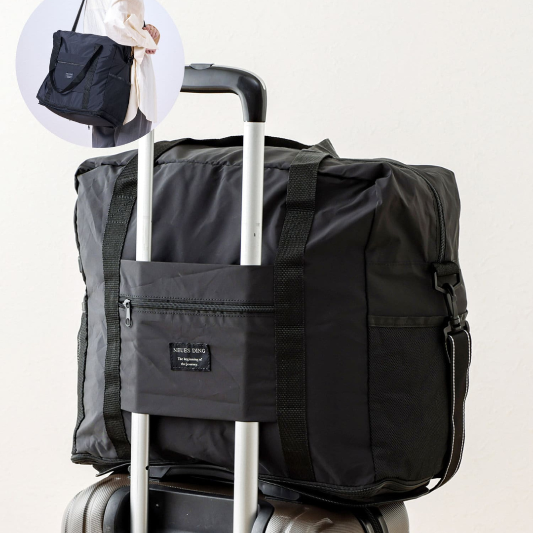 【 預購 】3coins 熱款 行李袋 加大款黑色 日本