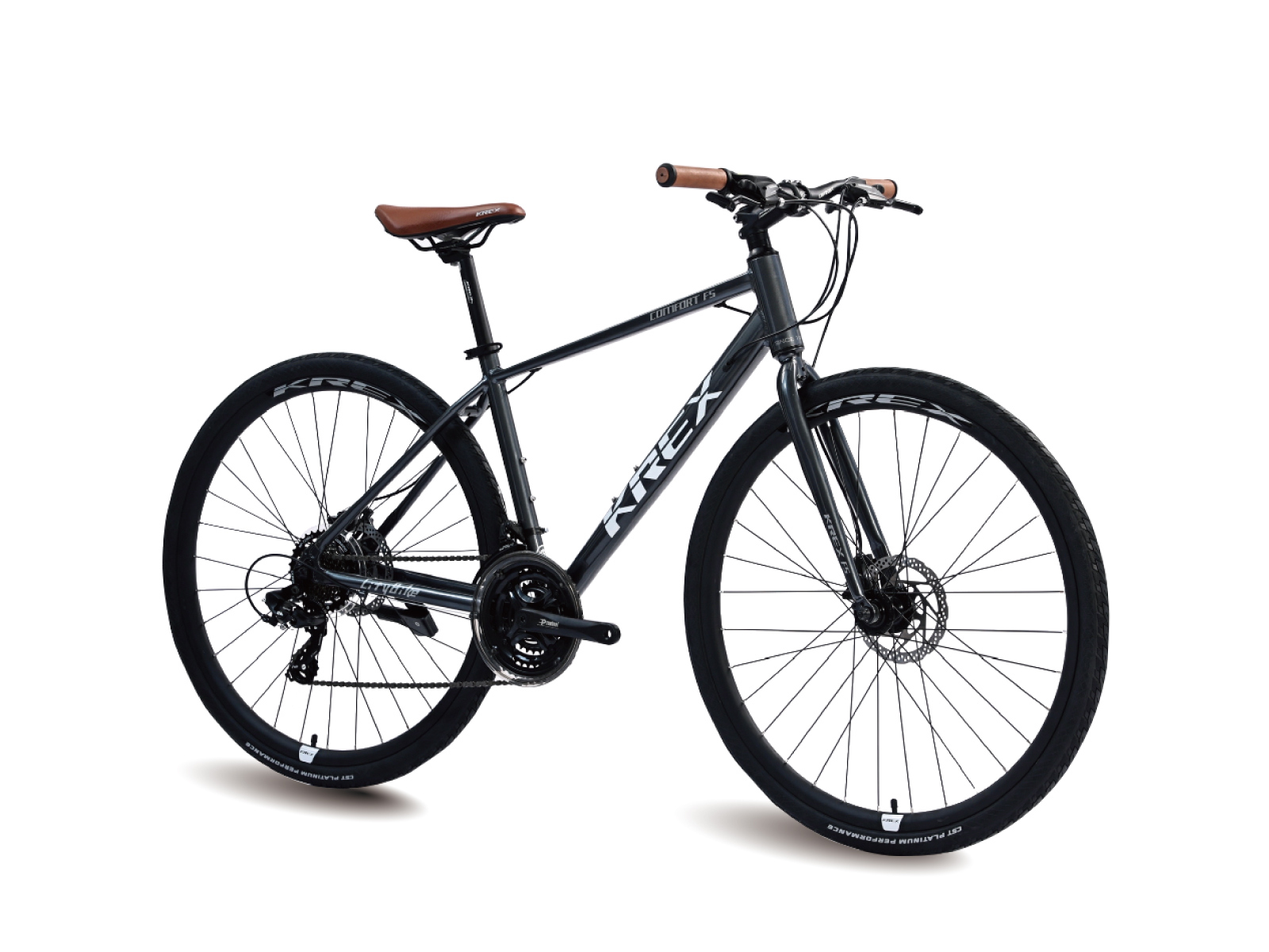 KREX COMFORT F5 平把休閒城市車/鐵灰