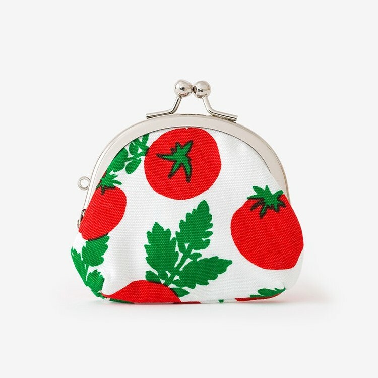 SOU・SOU 12號帆布 軟 口金包（小）/番茄