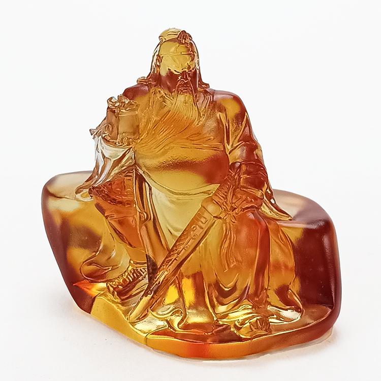 鹿港窯禮品館│琉璃藝術:擺飾武聖關公