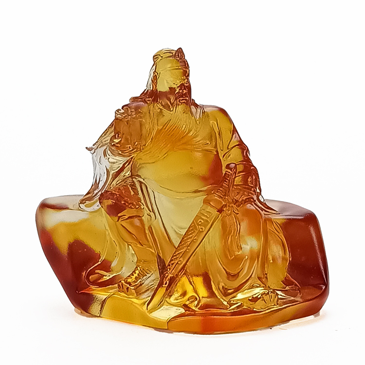 鹿港窯禮品館│琉璃藝術:擺飾武聖關公