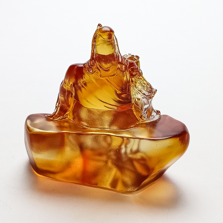 鹿港窯禮品館│琉璃藝術:擺飾武聖關公