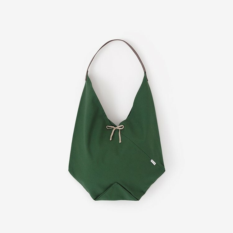 SOU・SOU 一切袋 穩 單肩包 /綠色