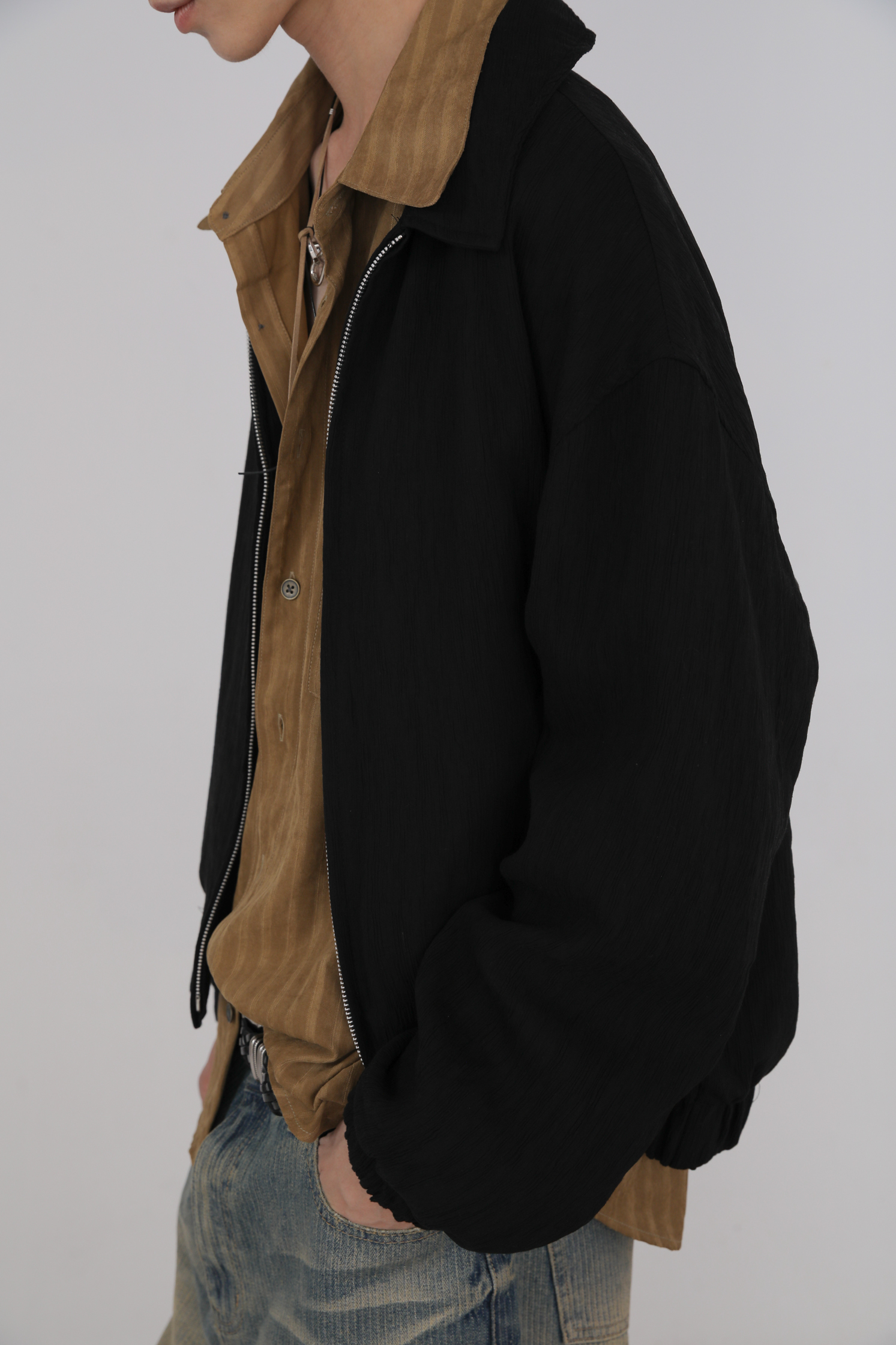 Pleate Blueson Jacket #外套