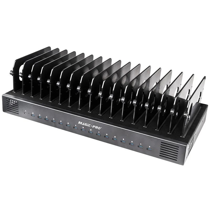 Magic-Pro ProMini CS16T 16-port 1000W USB-C Charging Station App控制充電站
