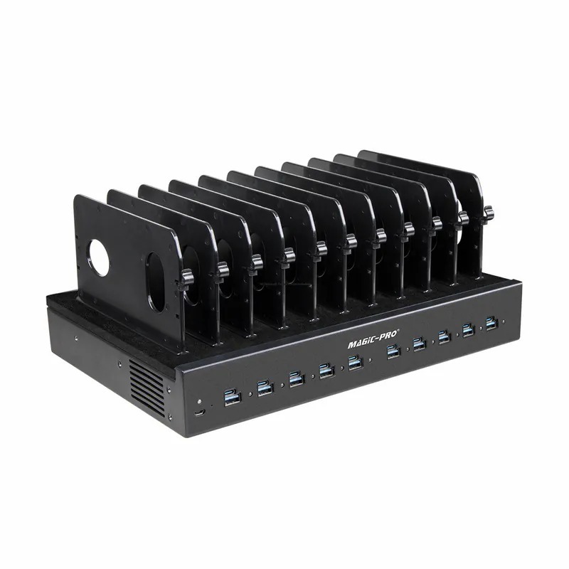 Magic-Pro ProMini CS10T 10-port 1000W USB-C Charging Station App控制充電站