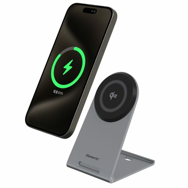 Elementz Qi2 Wireless Charging Station 官方認證 超薄磁吸無線充電座 (FC-51)