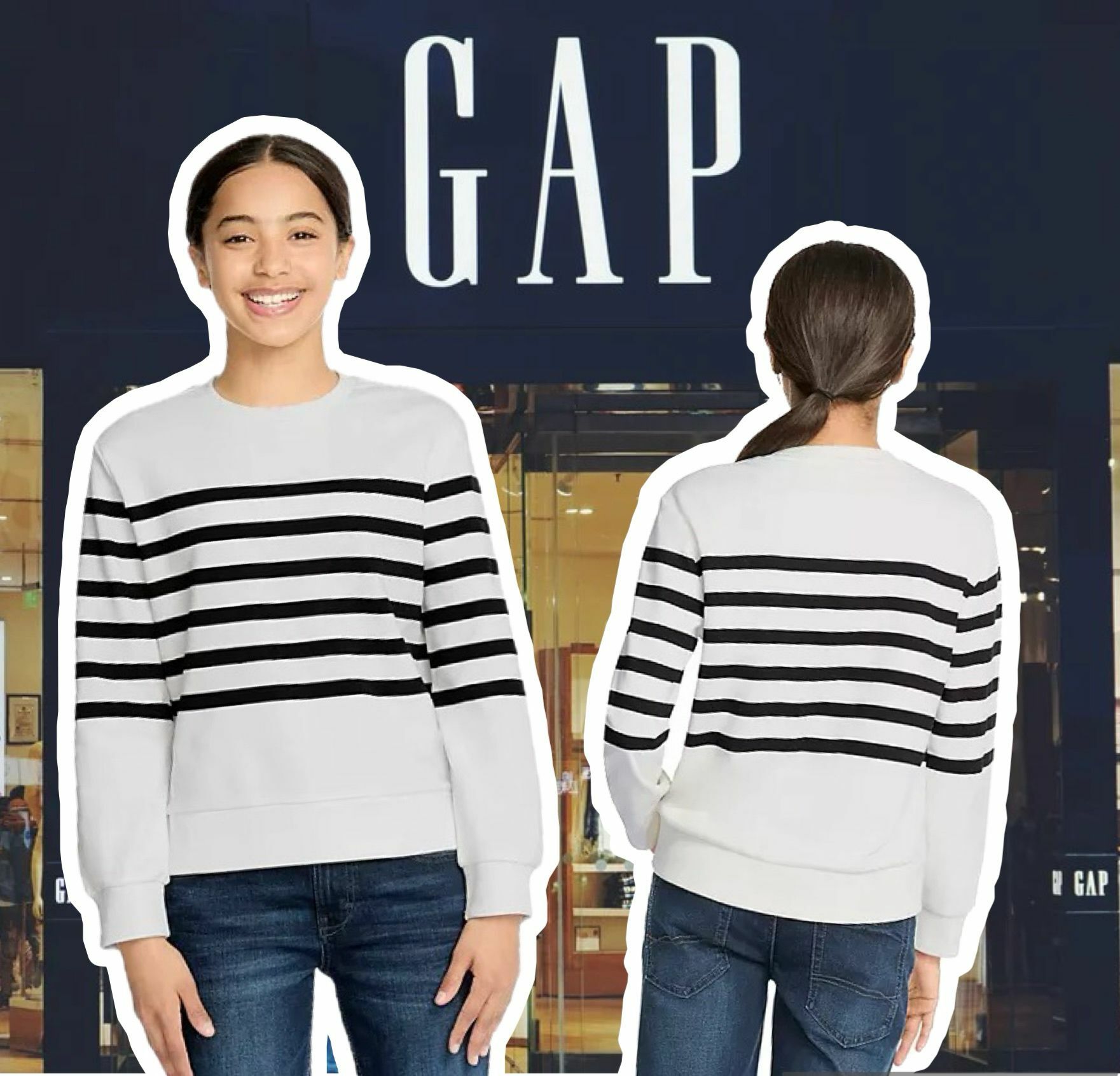 【預購】GAP G100304 女童長袖上衣