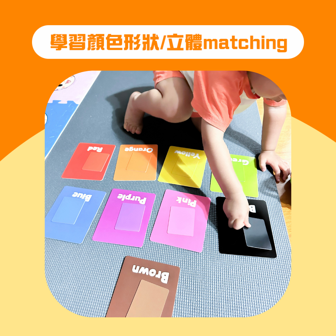 Curios®️英文顏色形狀配對卡