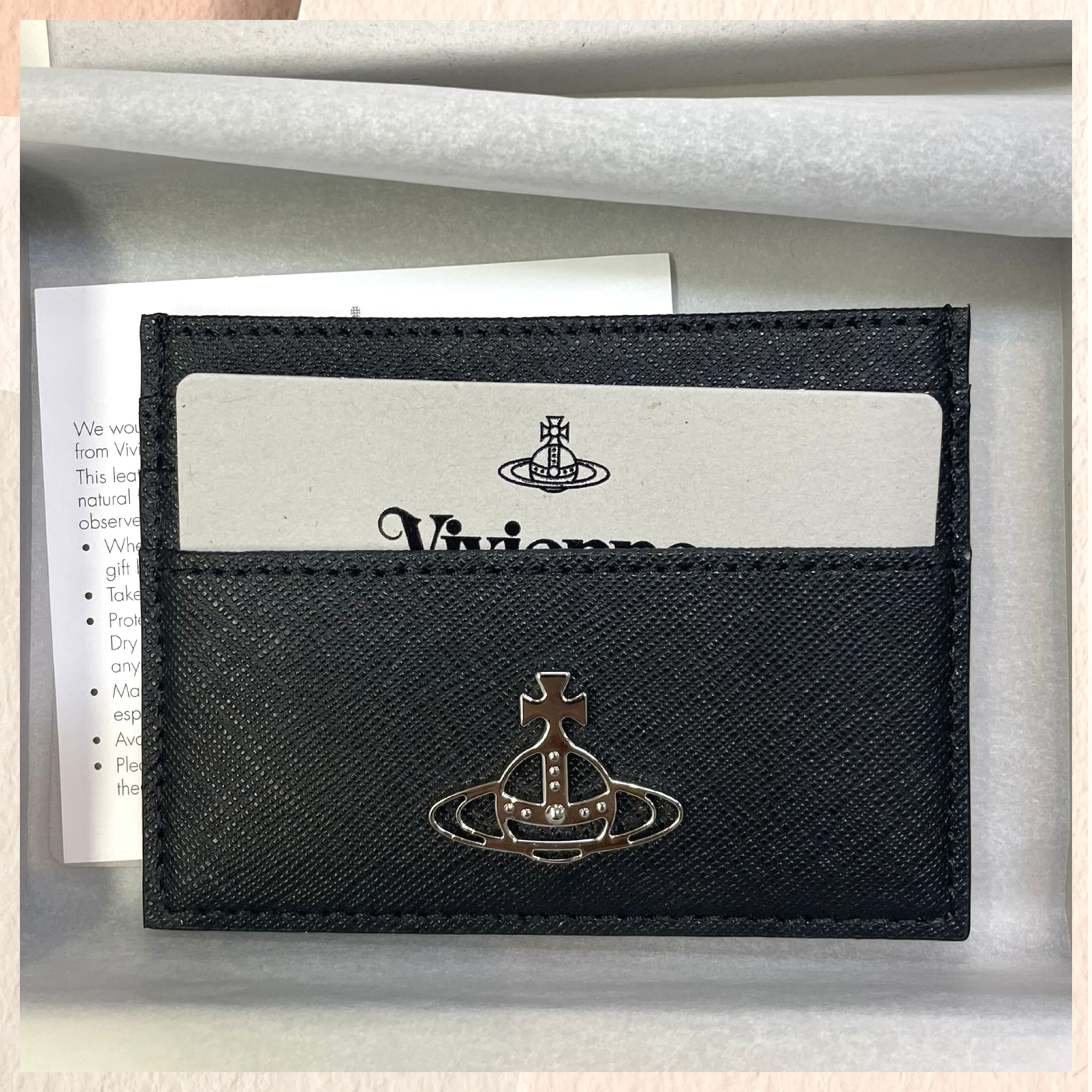 ［香港現貨］Vivienne Westwood Flat Card Holder