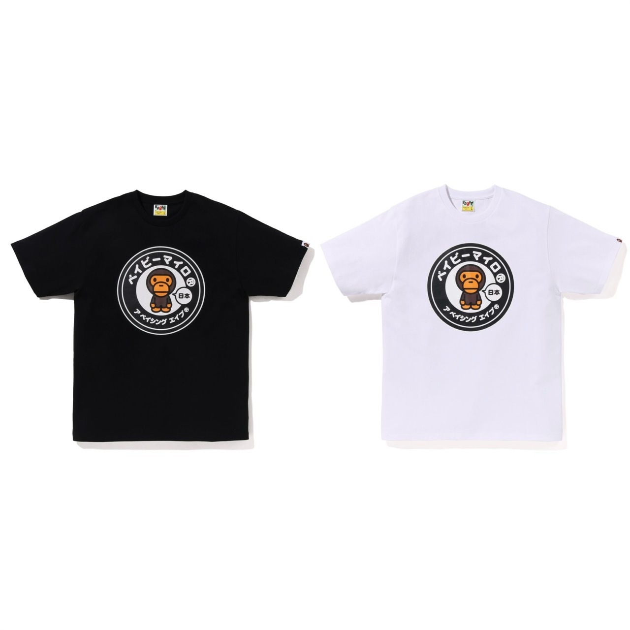 BAPE JAPAN BABY MILO® TEE #1 日本限定 猴子 短袖 新款 2K72-110-001