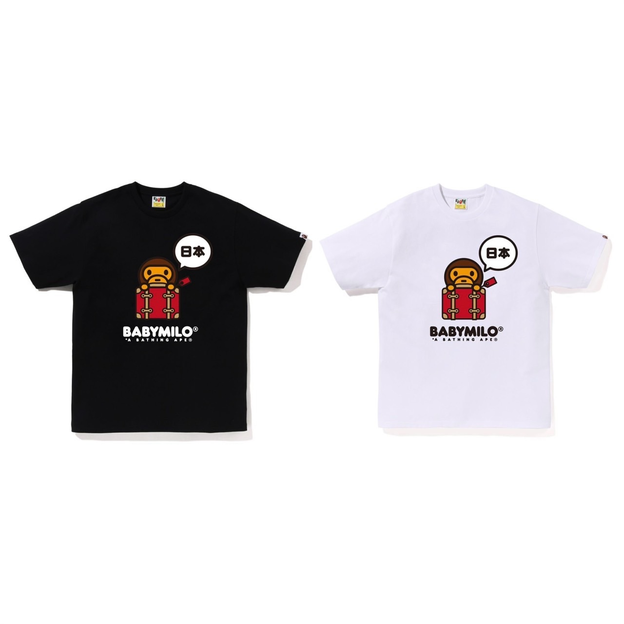 BAPE JAPAN BABY MILO® TEE #3 日本限定 猴子 短袖 新款 2K72-110-003