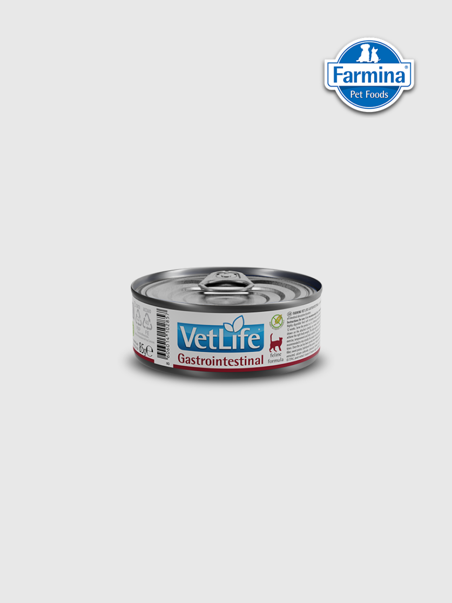 【法米納】VetLife 貓用天然處方主食罐｜腸胃道配方