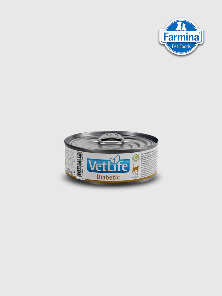 【法米納】VetLife 貓用天然處方主食罐｜血糖管理配方