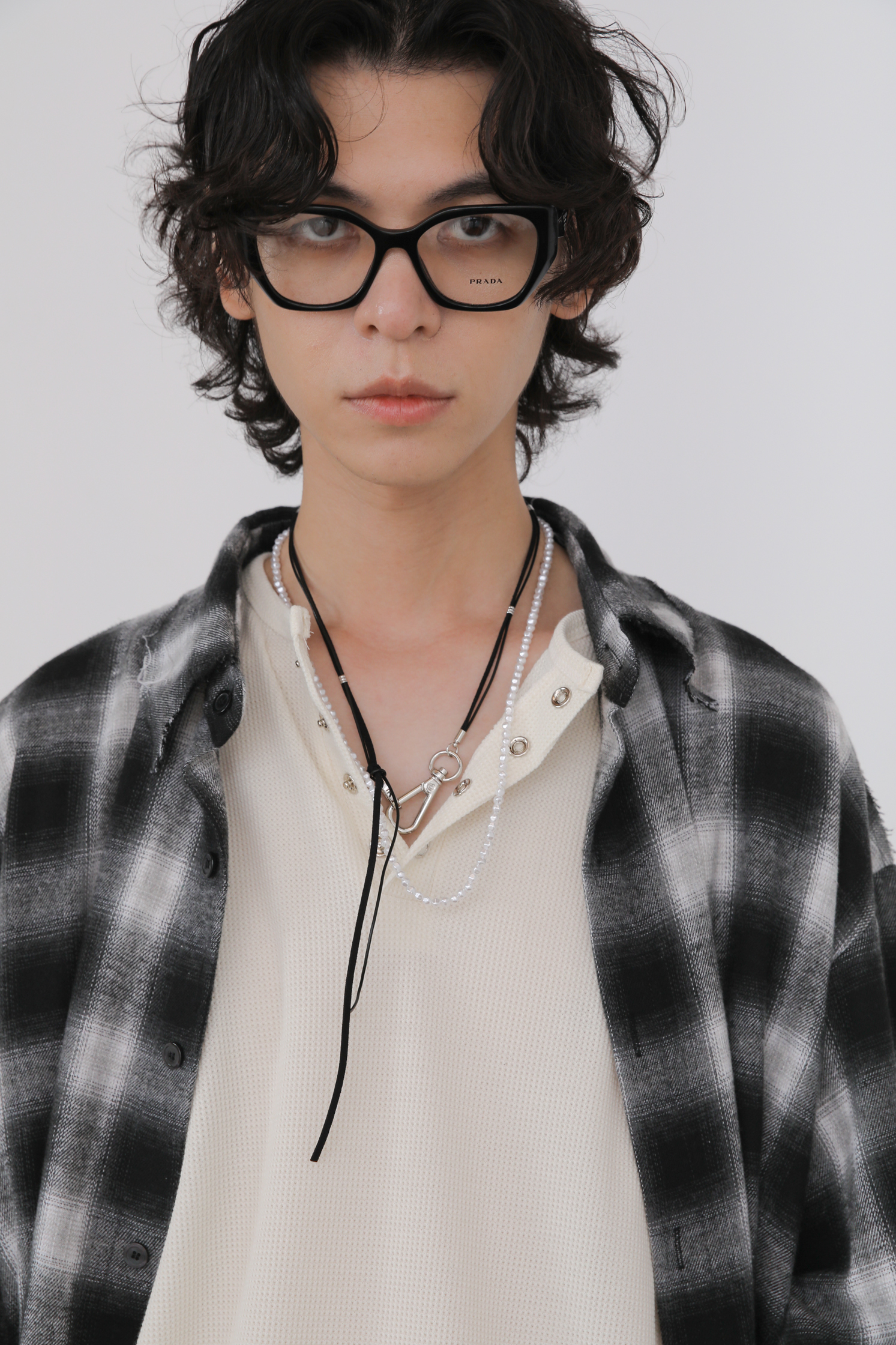 Waffle Henley Neck Short Sleeves #短袖 （售完不補）