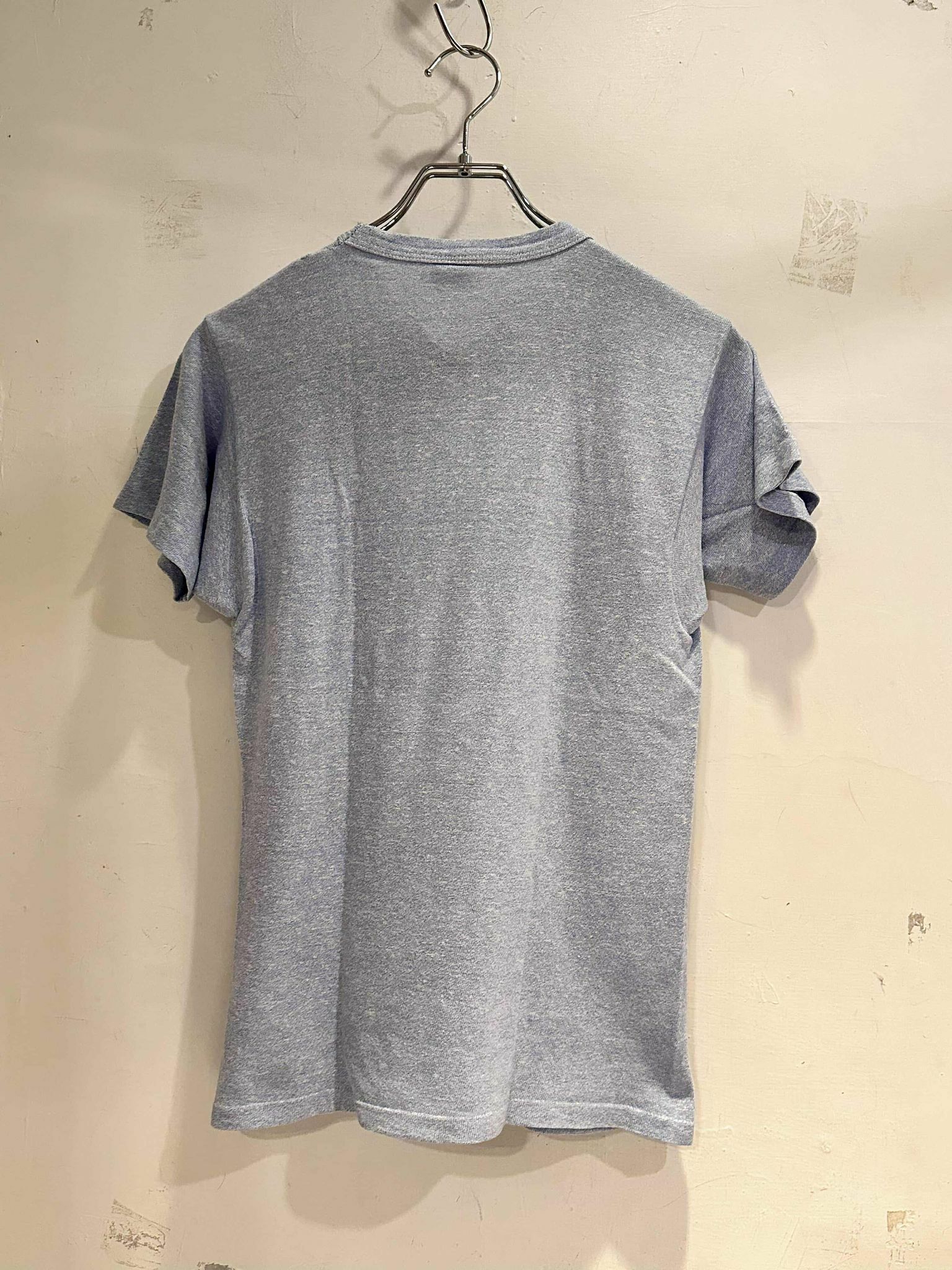 70's Champion 1.2 Tee (88Tee)Made in USA Water Print "YMCA"