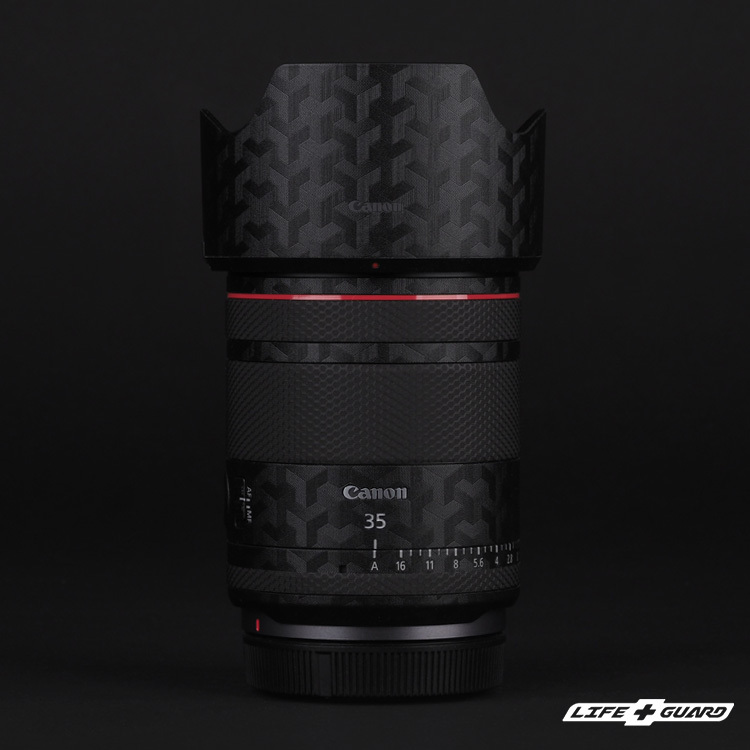 LIFE+GUARD Canon RF 35mm F1.4 L 專用箭影黑貼膜產品圖