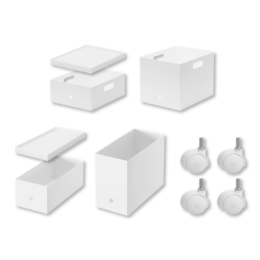 滾輪收納文件整理箱