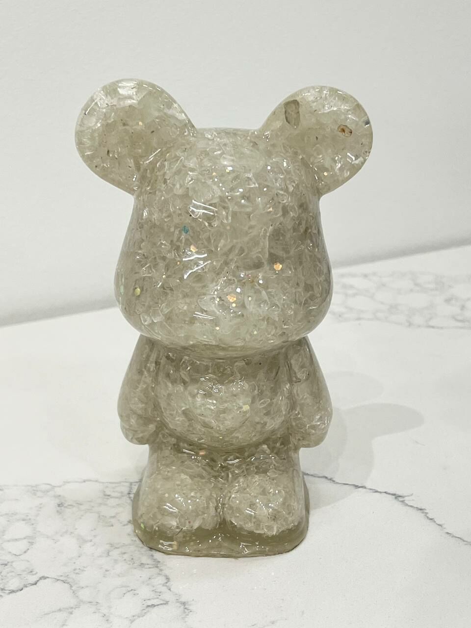 [B] GEMZ & CO MNTF SMALL CLEAR QUARTZ BEAR DISPLAY , V185 (V185)