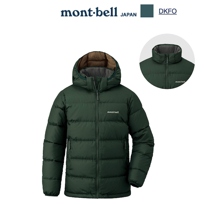 日本 Mont-Bell Travel Down Parka Kid's 兒童羽絨長身外套