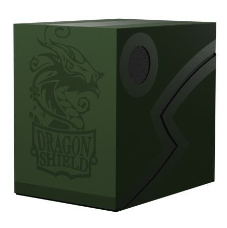 龍盾卡盒: AT-30651 - 森林綠&黑色 (雙層卡盒)