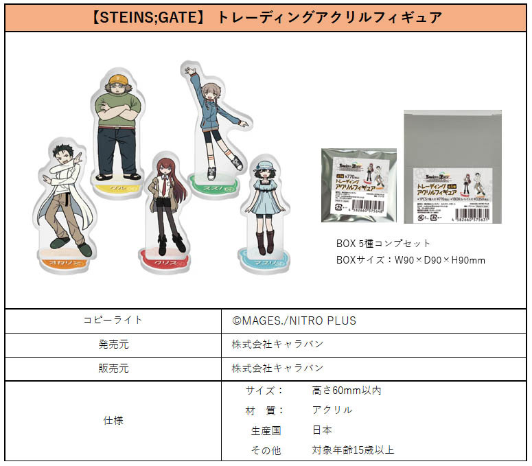 「ACG.GO」「預購」"STEINS;GATE" 立牌
