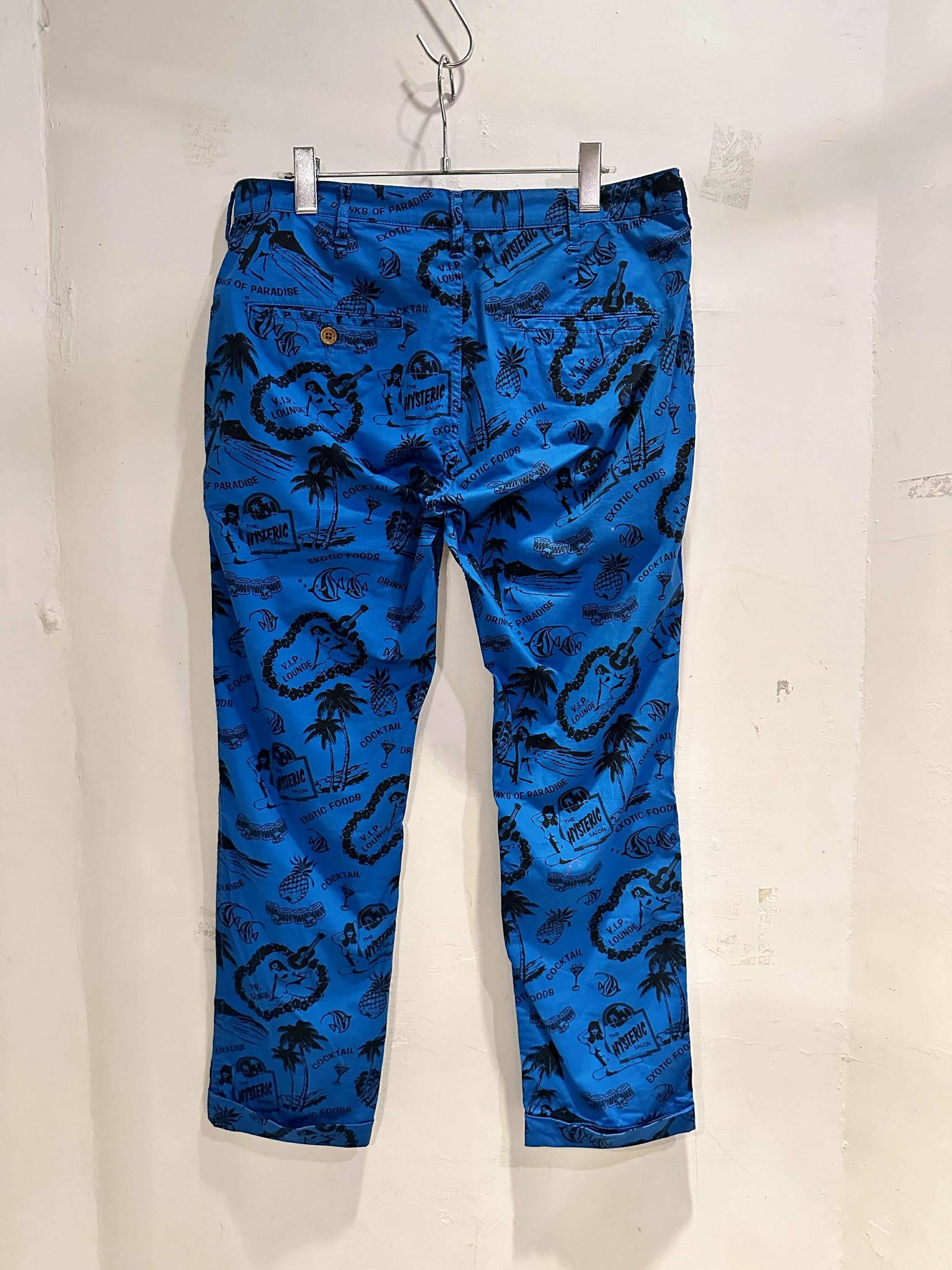 2000's Hysteric Glamour Low-Rise Pattern Pants W33