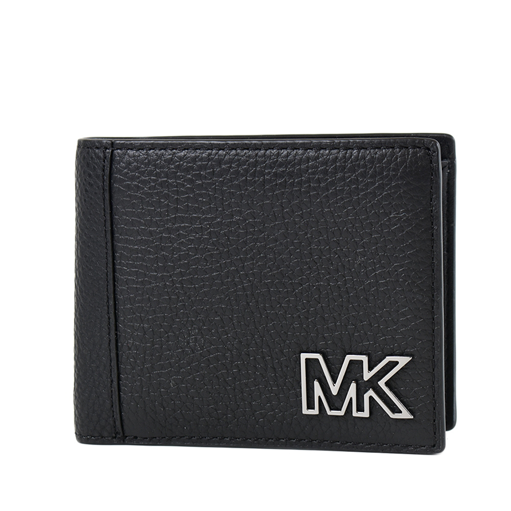 【Michael Kors】MLK-C003-15 鏤空 金屬 LOGO 荔枝紋 零錢袋/短夾