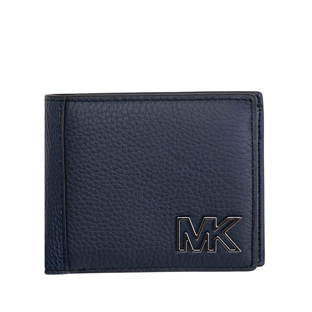 【Michael Kors】MLK-C003-15 鏤空 金屬 LOGO 荔枝紋 零錢袋/短夾