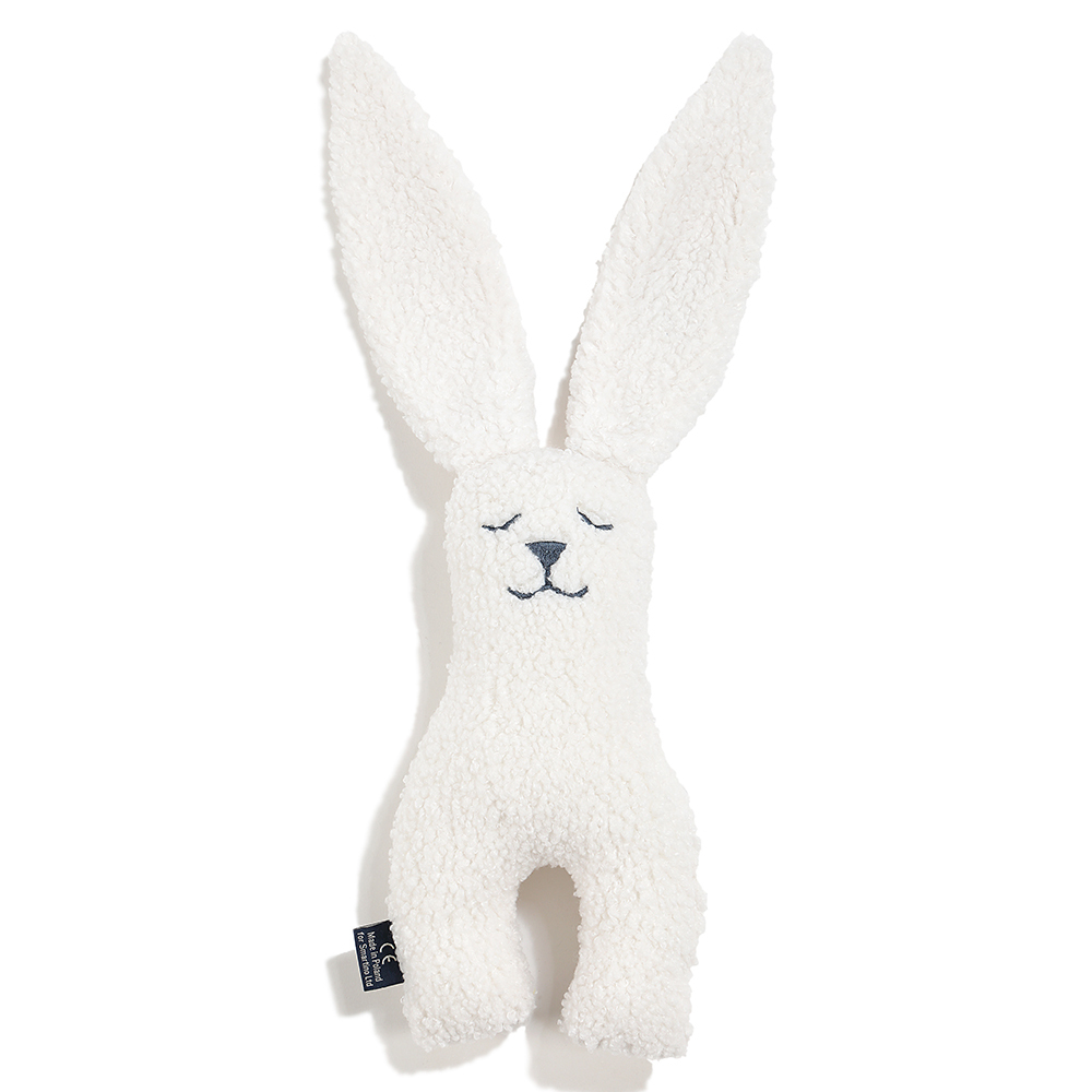La Millou波蘭 Teddy 泰迪毛絨 安撫兔(23cm)｜奶油白