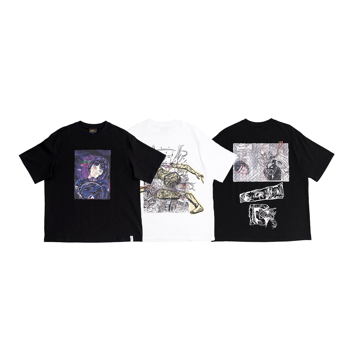 FEISTY X BINZO COLLECTION 短袖 黑色 白色 FS-US24-15 16 17 [台灣現貨]