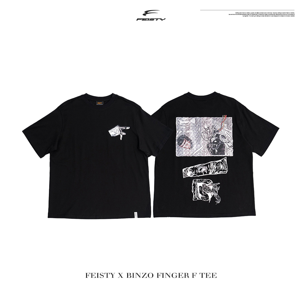FEISTY X BINZO COLLECTION 短袖 黑色 白色 FS-US24-15 16 17 [台灣現貨]