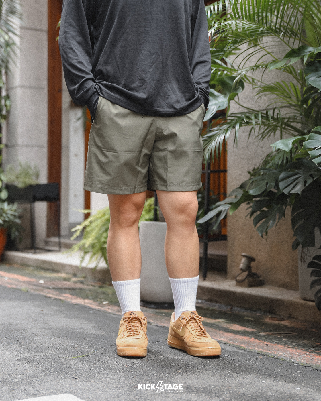 男款 NIKE DRI-FIT FORM UNLINED SHORTS 橄欖綠 百搭 無內裡 快速排汗 運動 訓練 短褲【HJ7017-222】