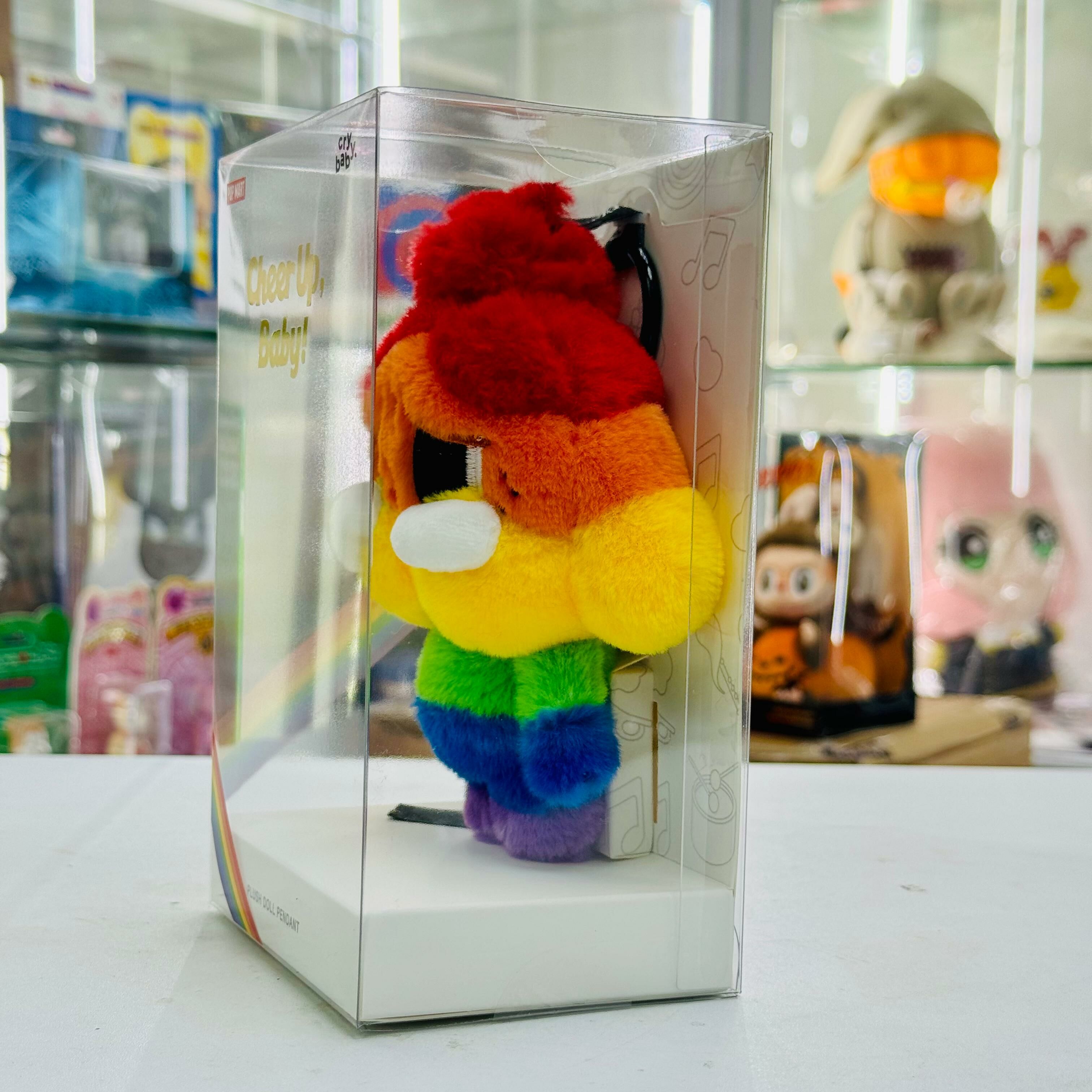 CryBaby Rainbow Cheer Up Baby Keychain(popmart)