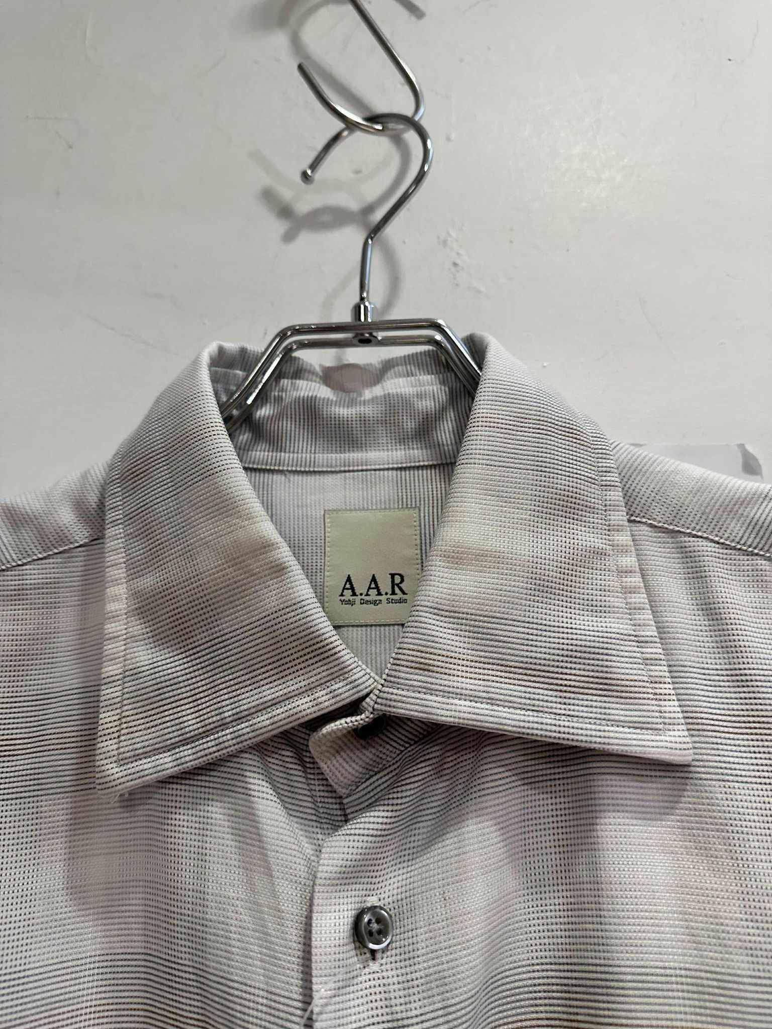 90-00s A.A.R (Yohji Design Studio)Shadow Check L/S Shir