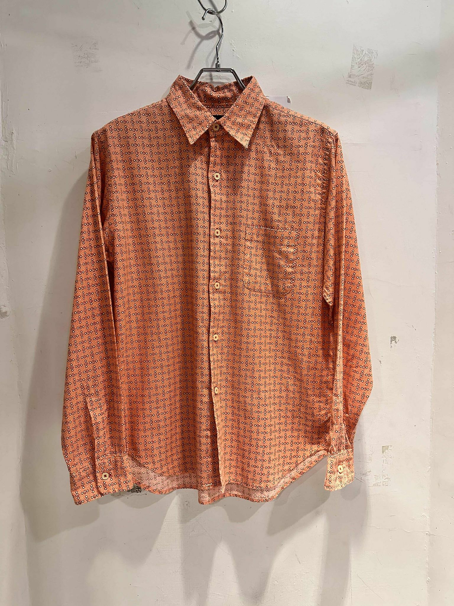 ENGINEERED GARMENTS Geometric L/S Shirt Made in USA