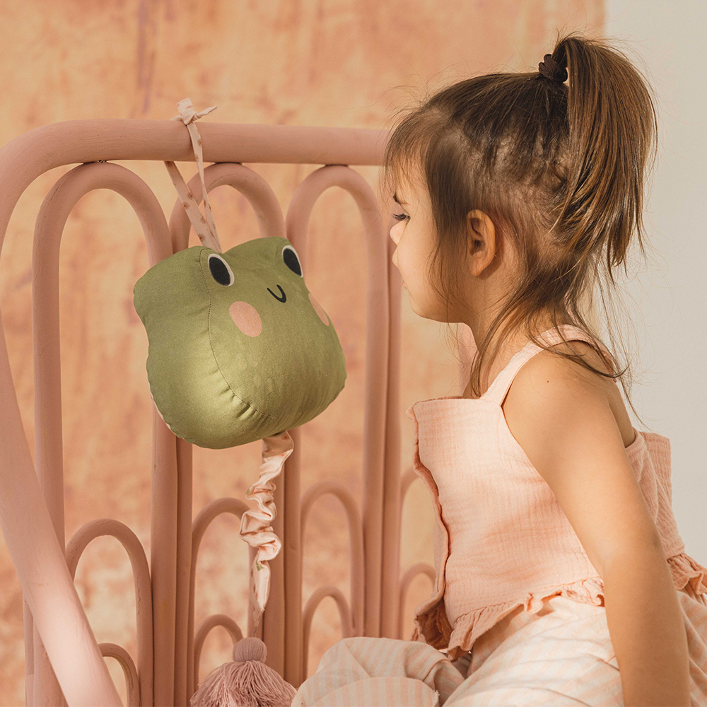 La Millou波蘭 造型音樂盒｜雨點荷葉蛙