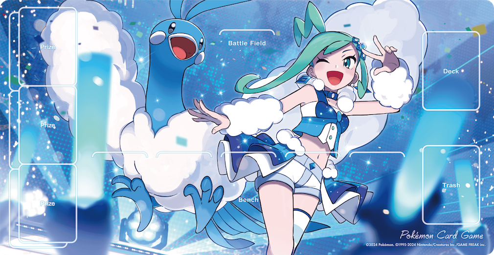 寶可夢橡膠對戰桌墊 - -七夕青鳥＆琉琪亞