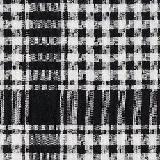 黑色阿富汗格紋手巾