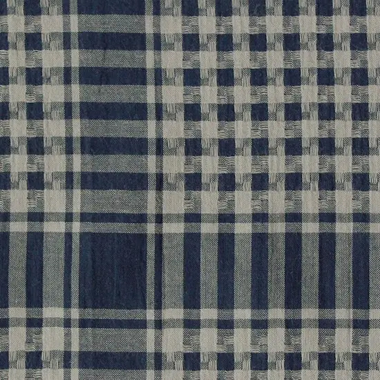 海軍藍阿富汗格紋手巾