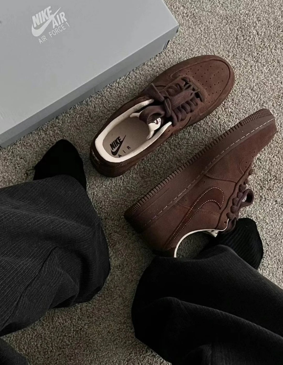 【代購】Nike Air Force 1 '07 "Cacao Wow" 摩卡棕 FQ8901-259 (W)