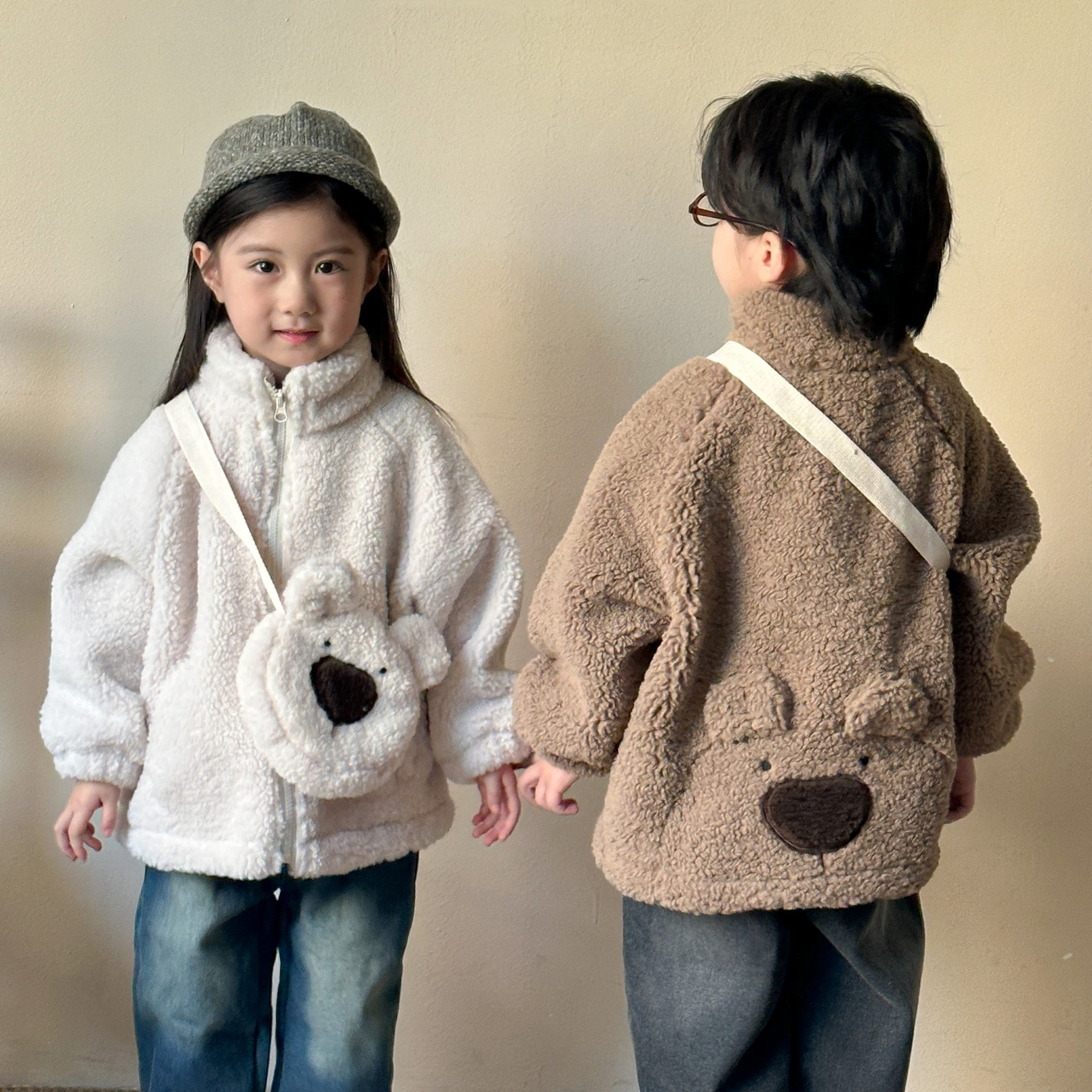 超Q羊羔毛加厚保暖外套(送包包)