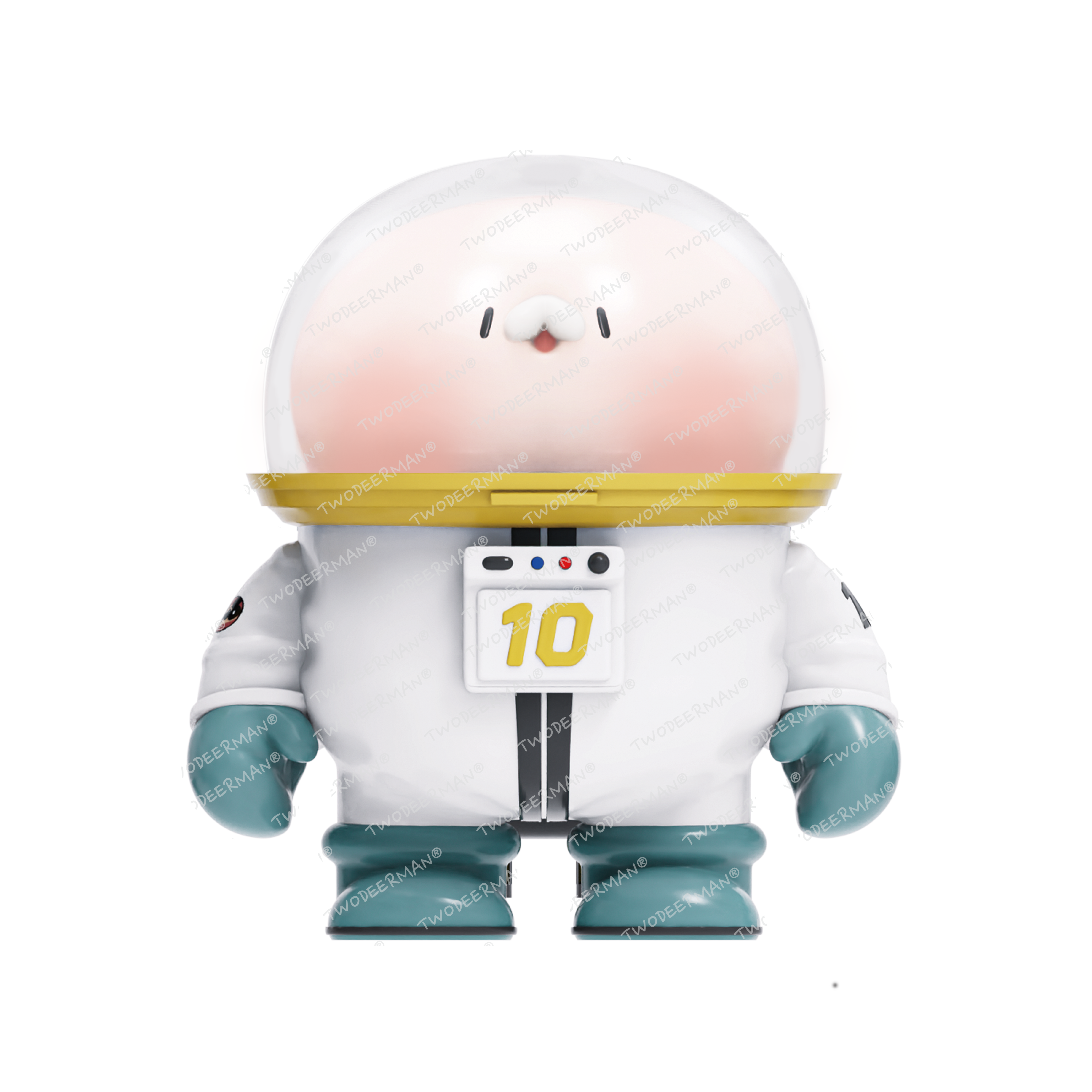 鹿人十周年紀念公仔太空金發