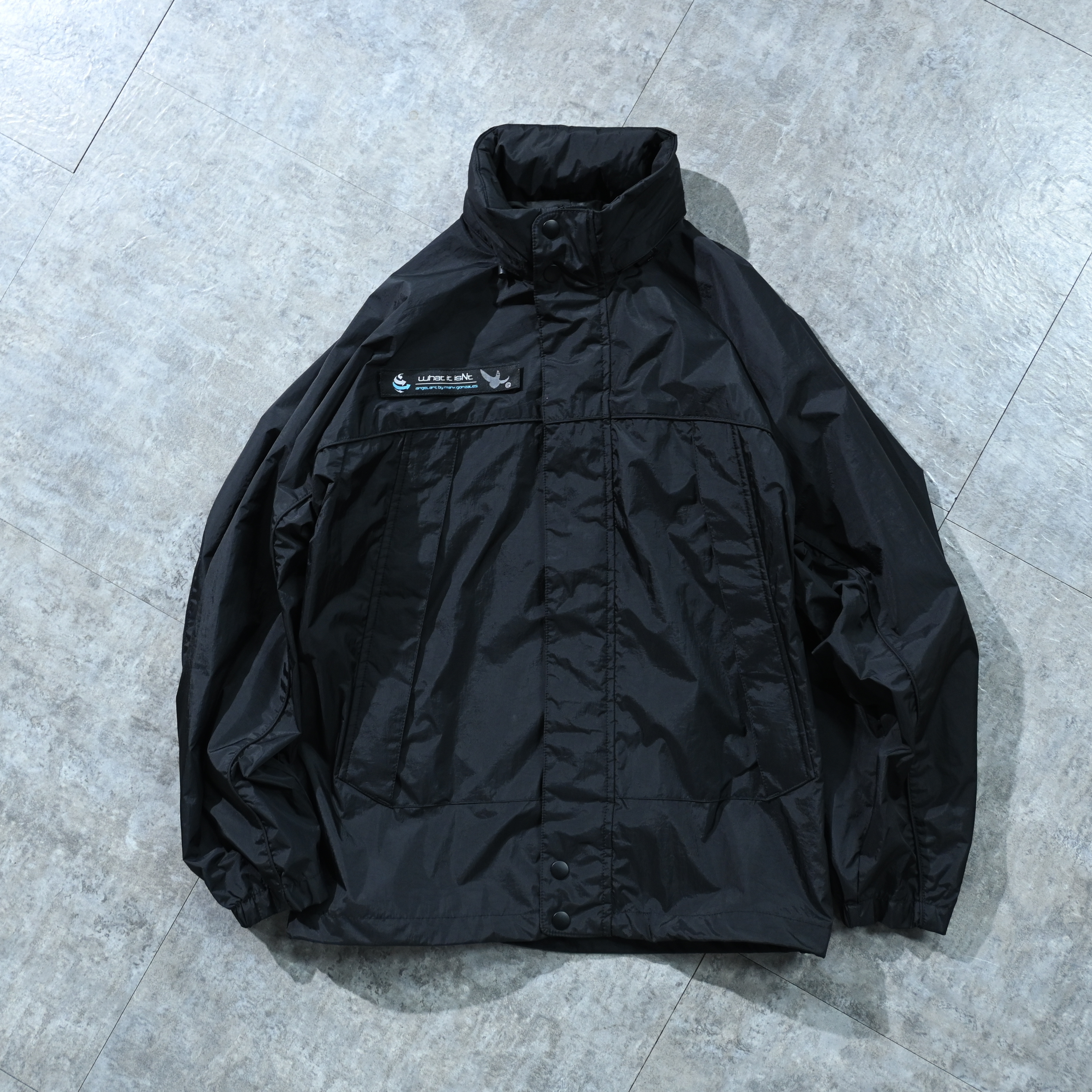 (What it isNt) ART BY MARK GONZALES x Stylexx 10th anniversary Nylon Sailing Jacket