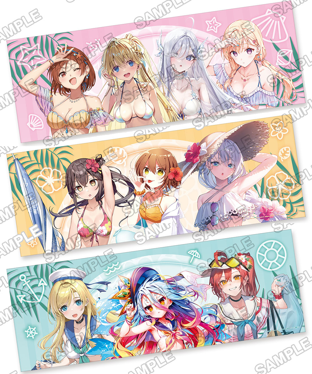 預購-MF文庫J夏之學園祭2024 島嶼涼感毛巾 系列 【日本進口精品】